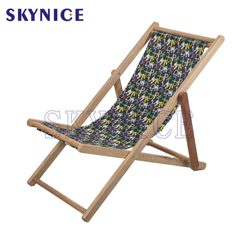 Trä, vikbar Sling Surfside Recliner