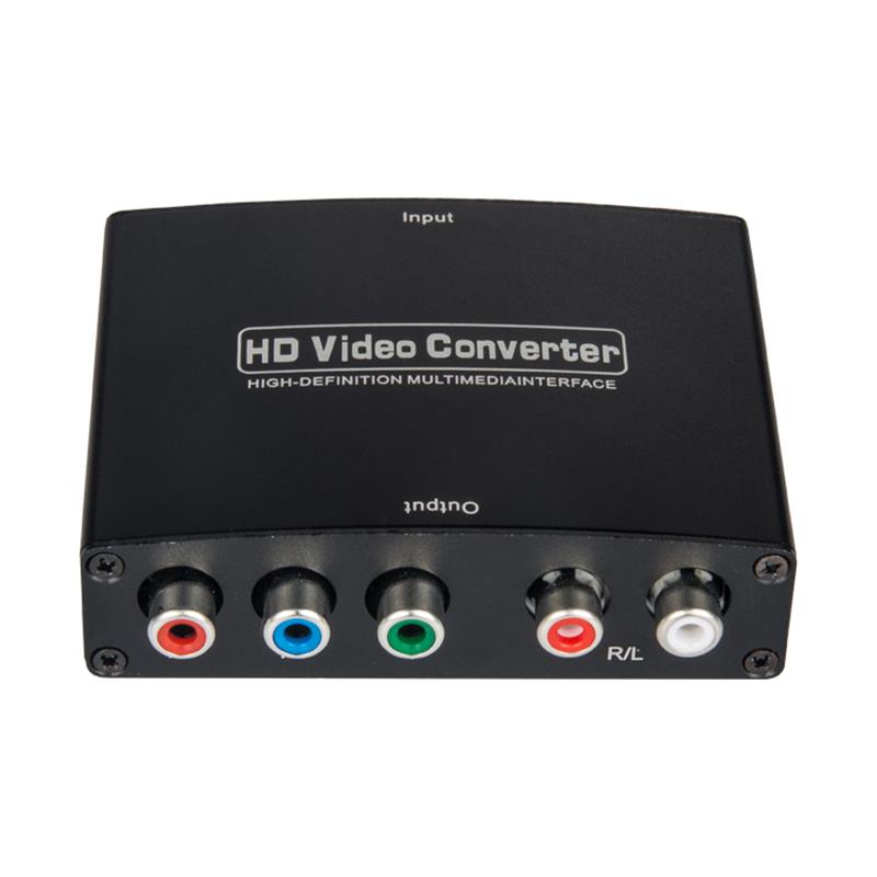 HDMI TILL YPbPr + R / L Audio Converter 1080P