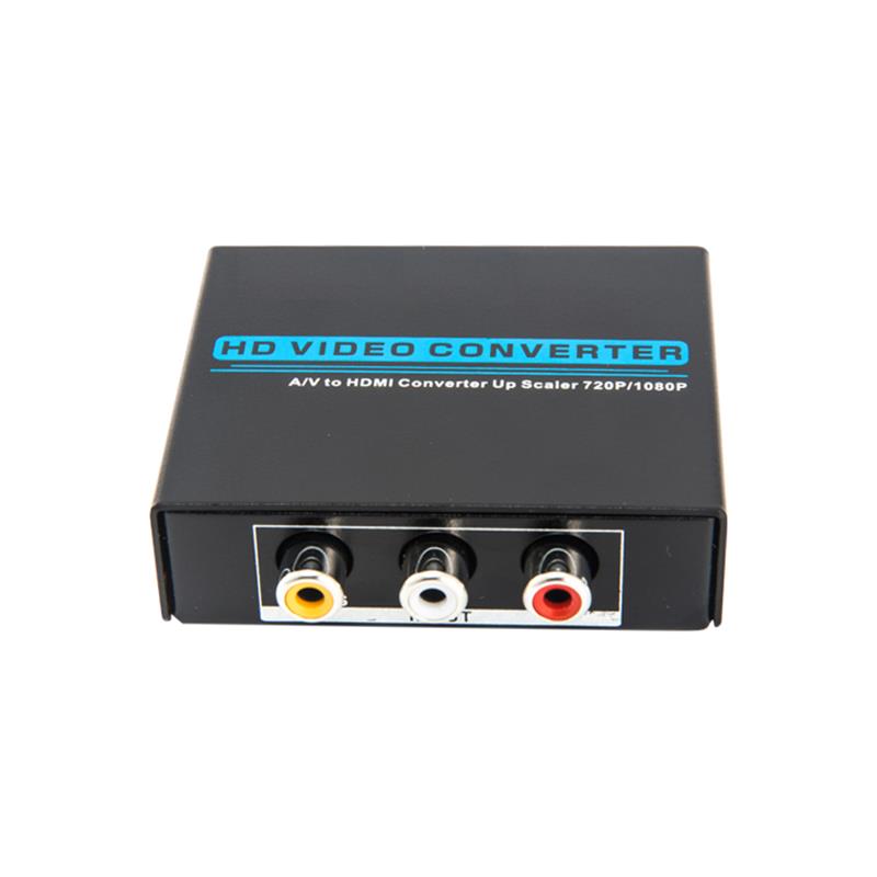 AV / CVBS TO HDMI + AUDIO Converter (Up Scaler 720P / 1080P)