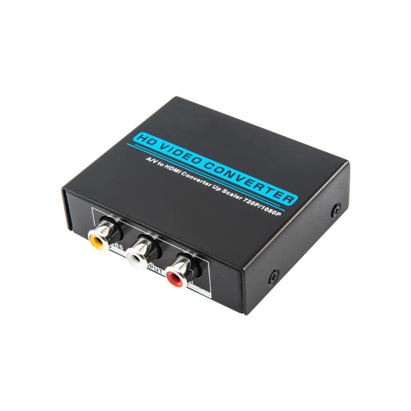 AV / CVBS TO HDMI + AUDIO Converter (Up Scaler 720P / 1080P)