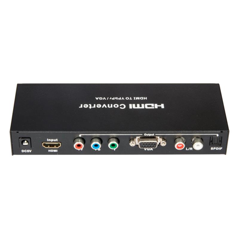 HDMI TILL YPbPr / VGA + SPDIF Converter 1080P