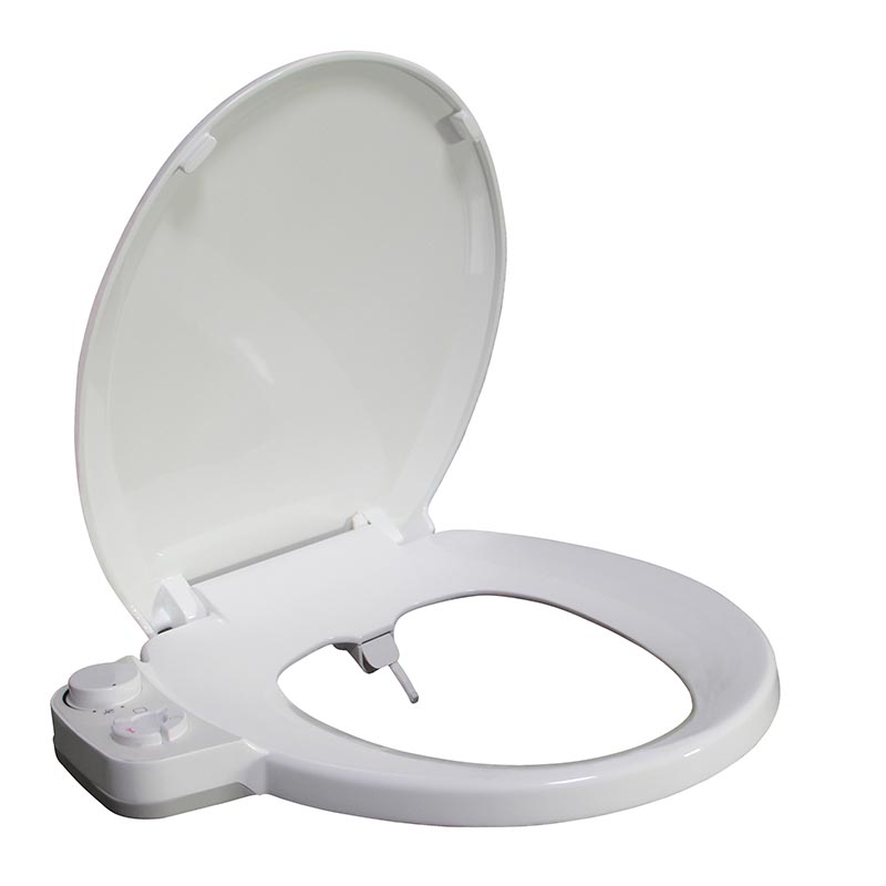 Rund tryckknapp bidet toalettstol