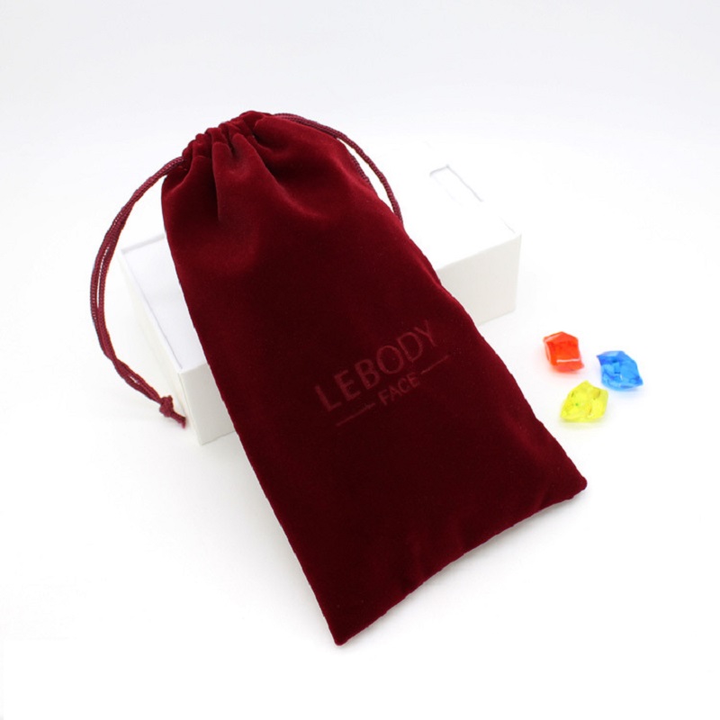 SGS45 Mini Perfume Small Bag Velvet Drawstring Smyckeväskor Kosmetisk Makeup Presentväska grossist