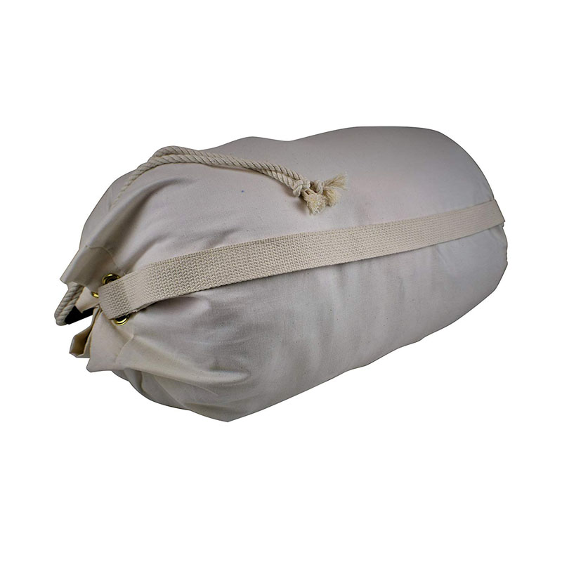 SG71 Ekologisk Cotton Canvas Duffe Tryckbart hotell Drawlstring Tvättväska Tung tull