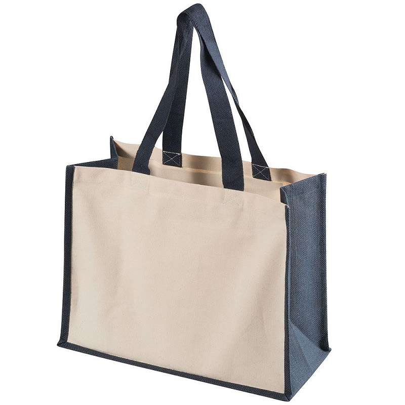 SG73 Egen Tryckt Shopping Cosmetic Beach Cotton Canvas Tote Bags Partihandel