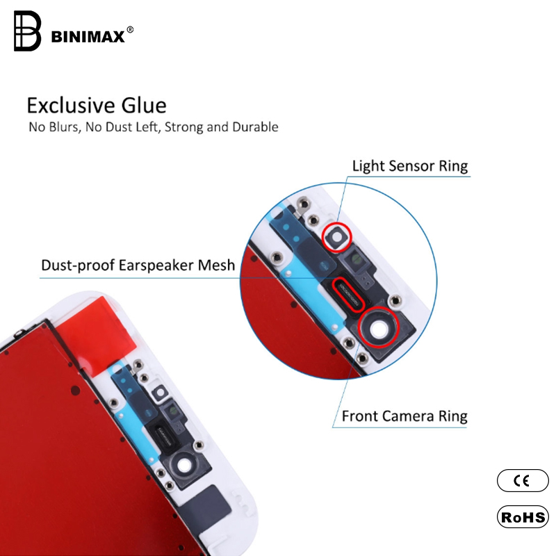 BINIMAX LCD-moduler för mobiltelefoner med hög konfiguration för ip 7