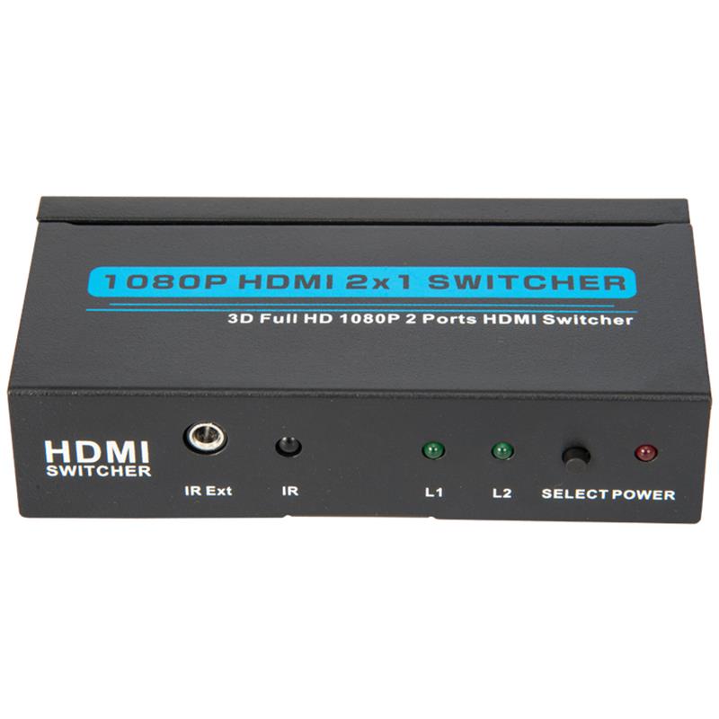 V1.3 HDMI 2x1 Switcher Support 3D Full HD 1080P