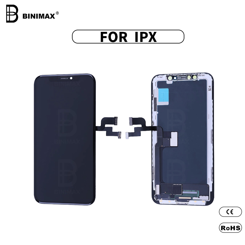 BINIMAX FHD Display LCD-mobiltelefon LCD-skärmar för ip X