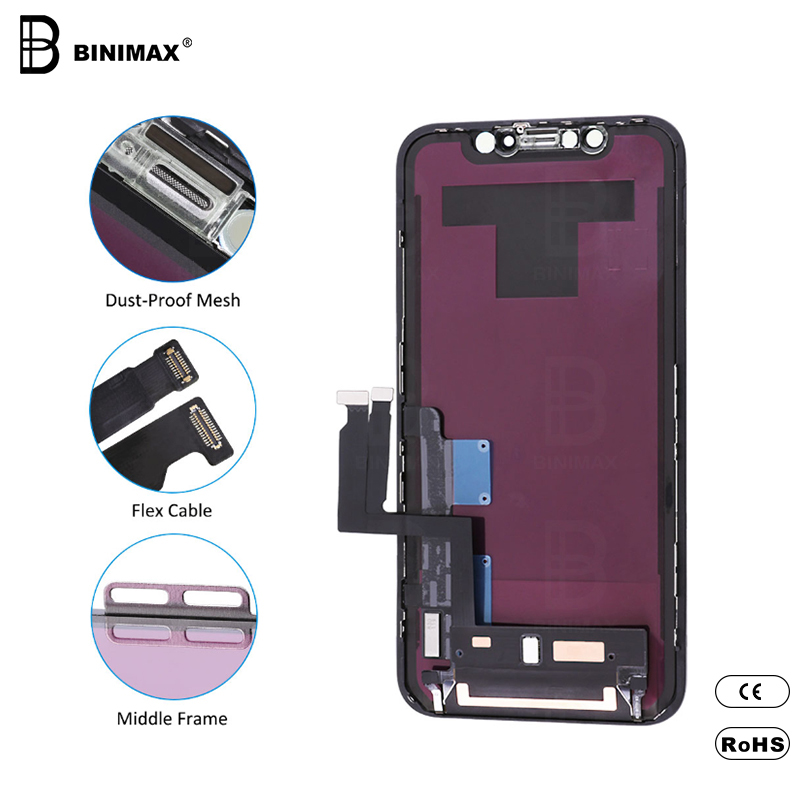 BINIMAX FHD Display LCD mobiltelefon LCD-skärmar för ip XR