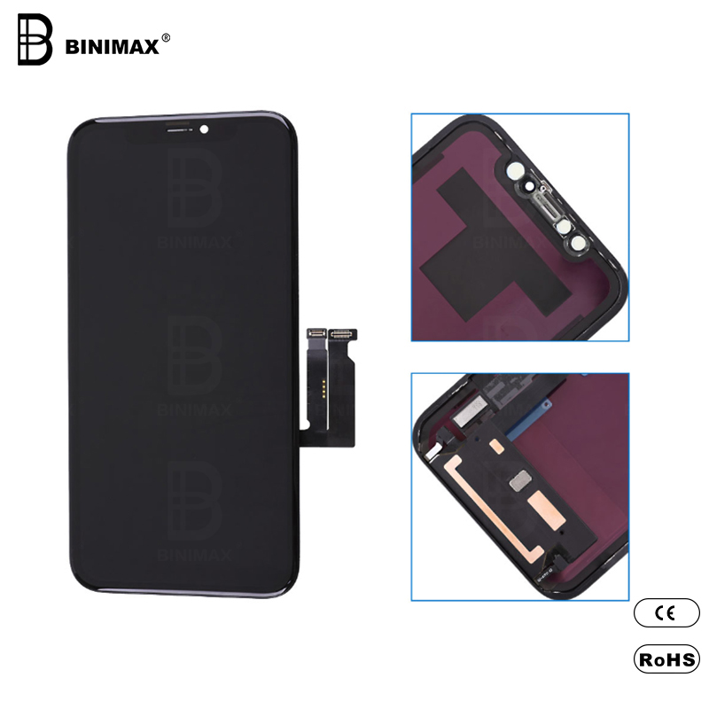 BINIMAX FHD Display LCD mobiltelefon LCD-skärmar för ip XR