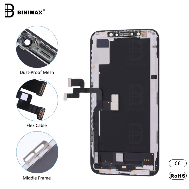 BINIMAX lager mobiltelefon lcd för ip XS