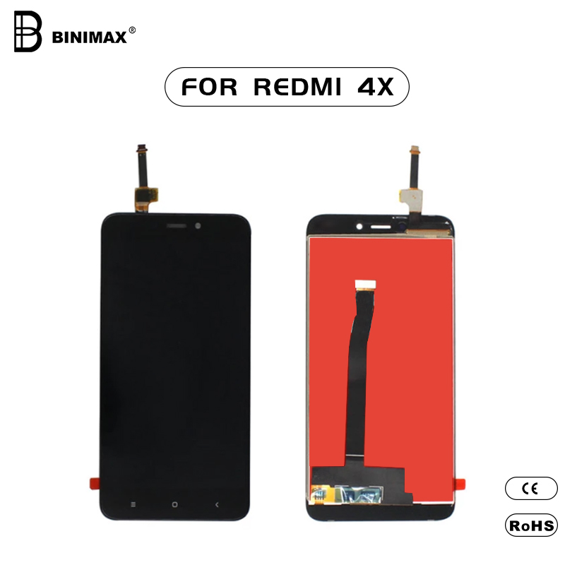 BINIMAX Mobil Phone TFT LCD skärmvisning för Redmi 4x