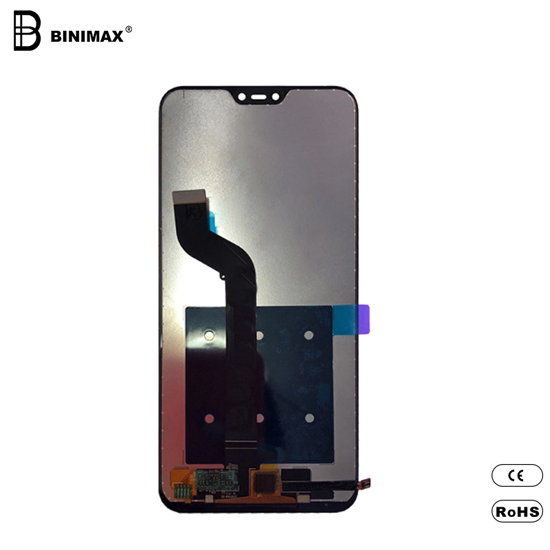 Mobiltelefon TFT LCD-skärm BINIMAX utbytbar mobildisplay för REDMI 6 pro