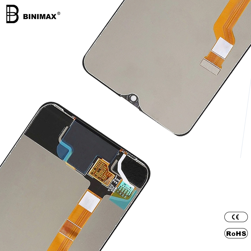bildskärm för mobilsamtal med LCD- skärmar BINIMAX- ersättning för OPPO A7X- mobiltelefon