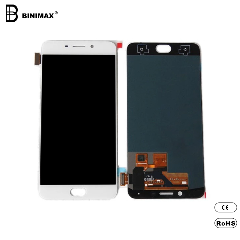 Mobiltelefon LCD-skärm Montering BINIMAX-display för Oppo R9 mobiltelefon