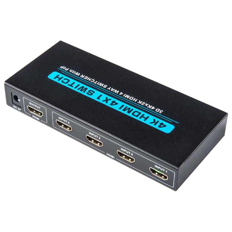 V1.4 4K/30Hz HDMI 4x1 Switcher with PIP Support 3D Ultra HD 4K*2K/30Hz