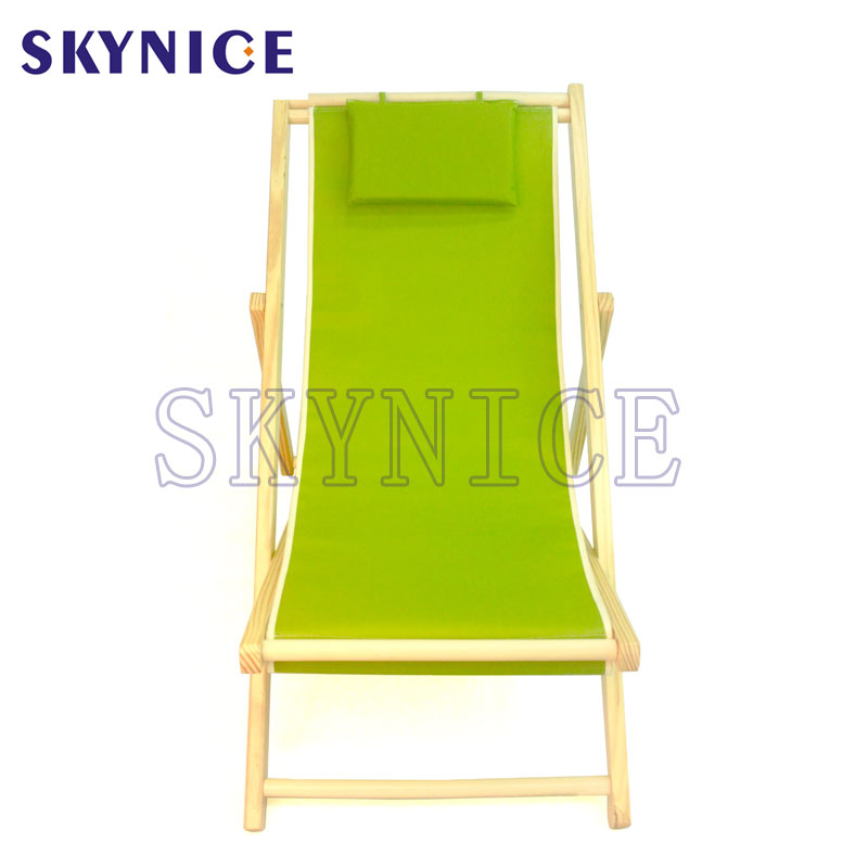 Viker Justerbar Oxford Canvas Beach Chair