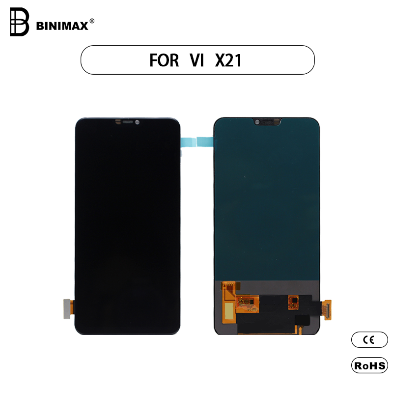 Mobiltelefon TFT LCD-skärm Montering BINIMAX-display för VIVO X21