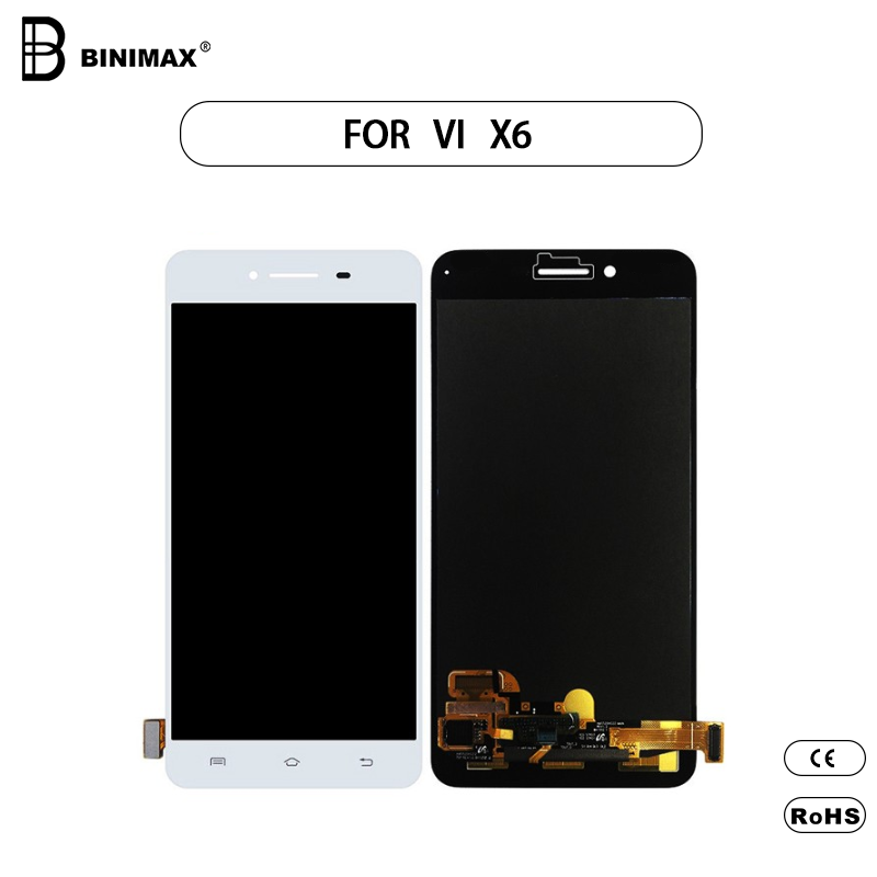 Mobiltelefon TFT LCD skärmvisning BINIMAX för VIVO X6