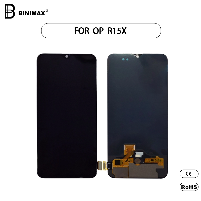 Mobiltelefon TFT LCD skärmvisning av BINIMAX- varumärke för OPPO R15X