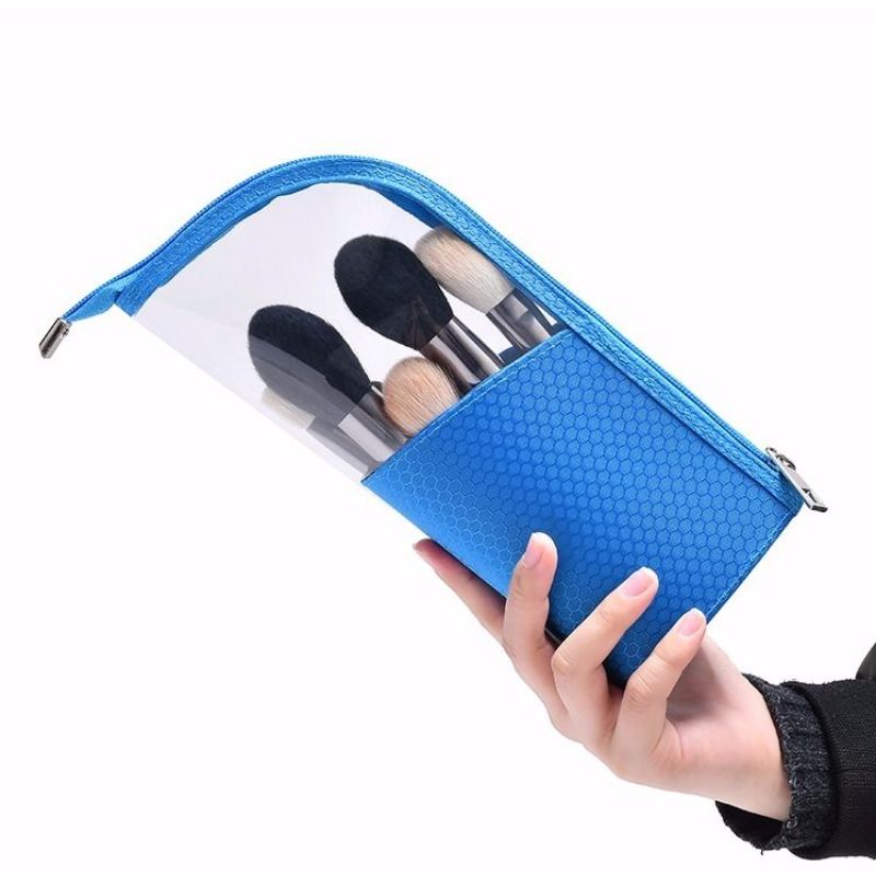 Upstanding Makeup Brush Holder Case Deformable Makeup Brush Bag
