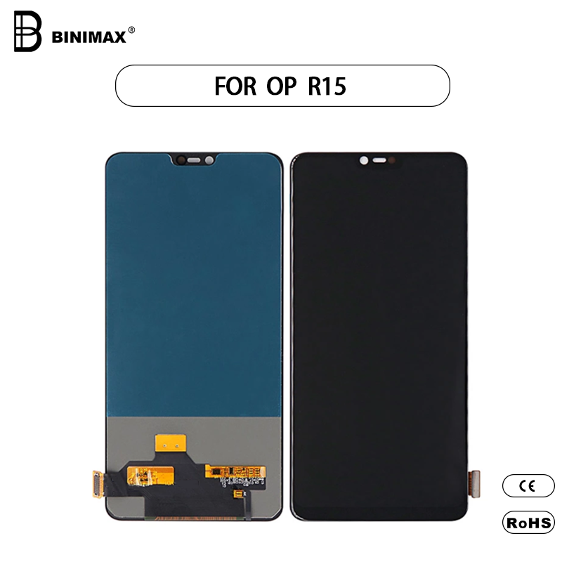 Mobiltelefon TFT LCD skärmvisning BINIMAX för OPPO R15