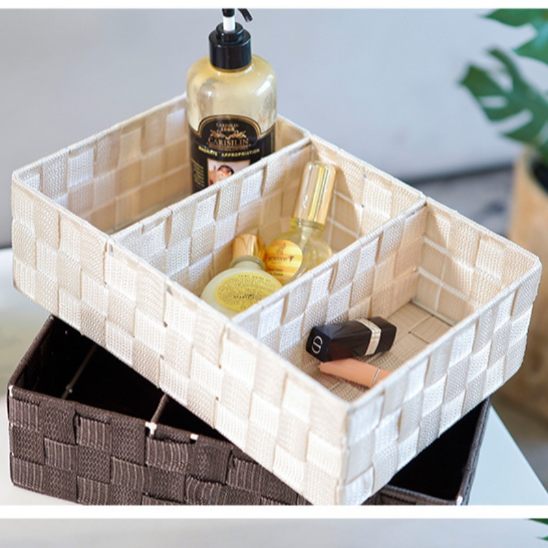 -Handgjord vävd polypropen tygkorg