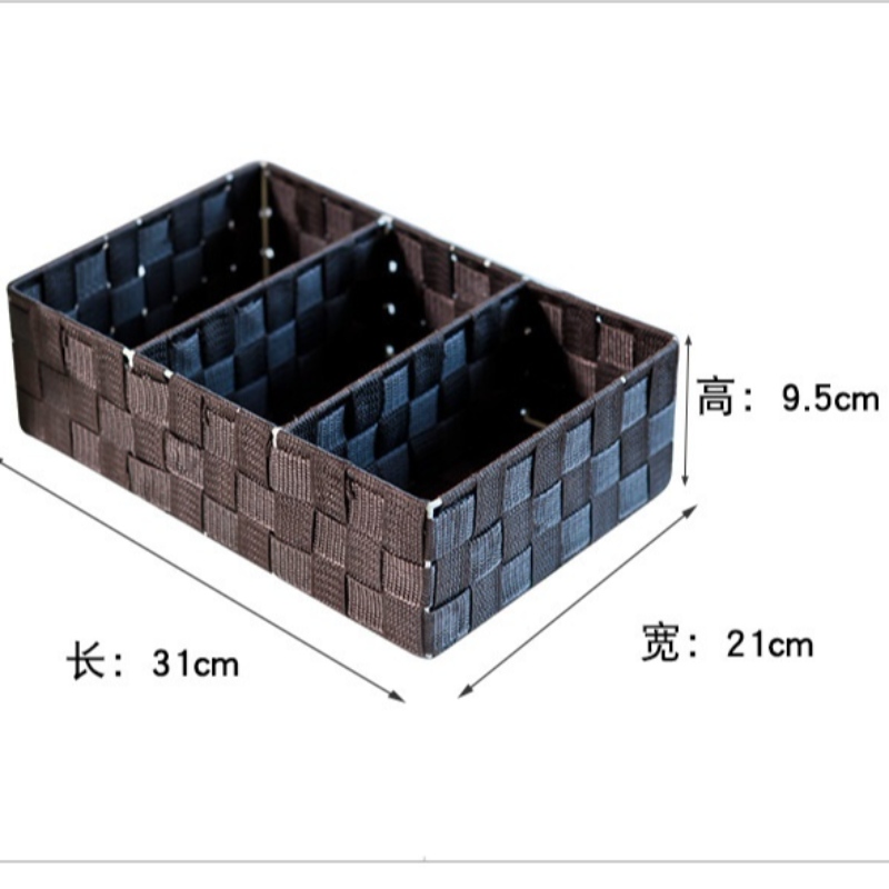 -Handgjord vävd polypropen tygkorg