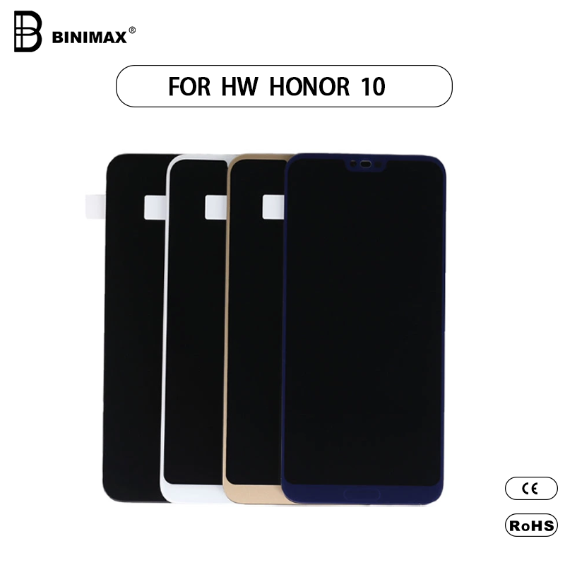 Mobiltelefon TFT LCD-skärmar Monteringsdisplay för HW honor 10
