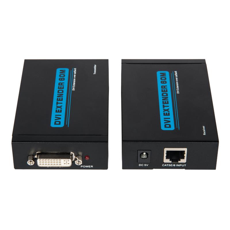 V1.3 1080P DVI Extender över enstaka cat5e / 6 Upp till 60 m