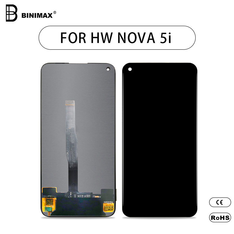 Mobiltelefon TFT LCD-skärmar Monteringsdisplay för HW nova 5i