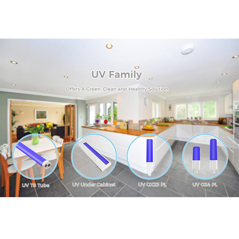 2020 Anti COVID-19 UV-sterilisering LED-lampa för bakteriedödande lampor