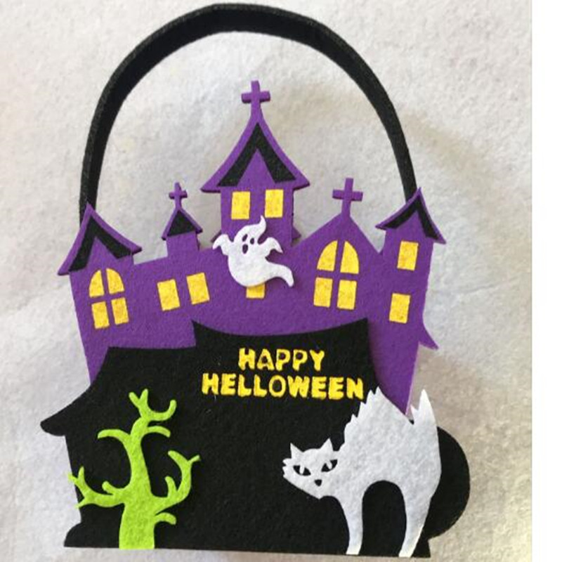 Kändes stort trick eller behandla Halloween GHOST godiskorg