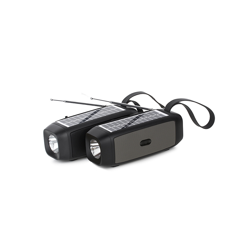 OS-602 Bluetooth högtalare med ficklampa och solladdningar