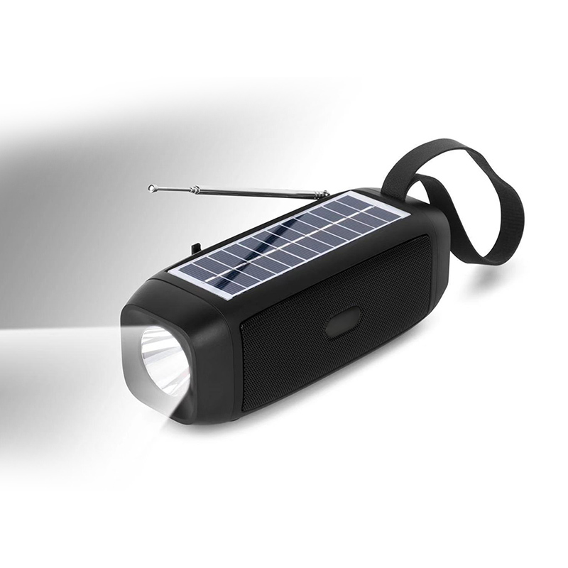 OS-602 Bluetooth högtalare med ficklampa och solladdningar