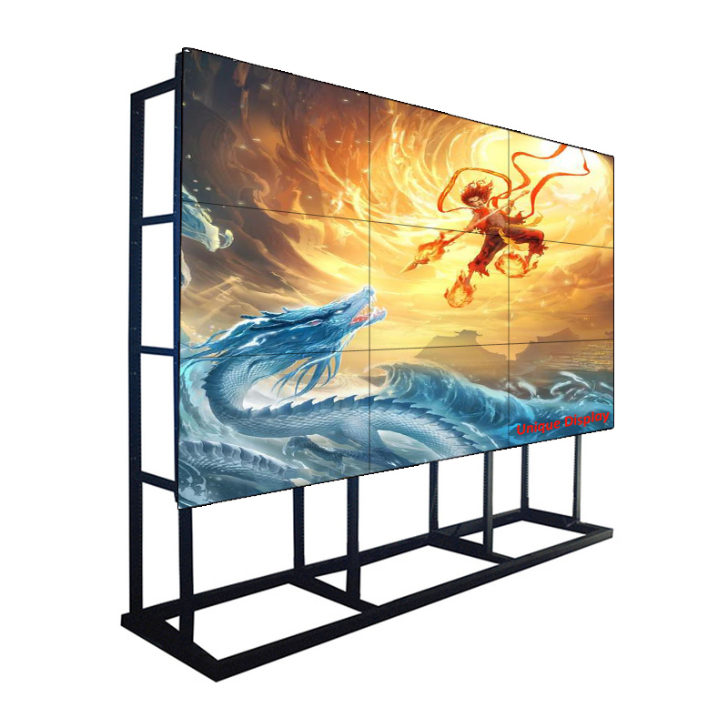 55-tums 1,7 mm-ram 500 NIT Samsung LCD Video Walls Monitor Display för Command Center, Shopping Mall och Chain Store