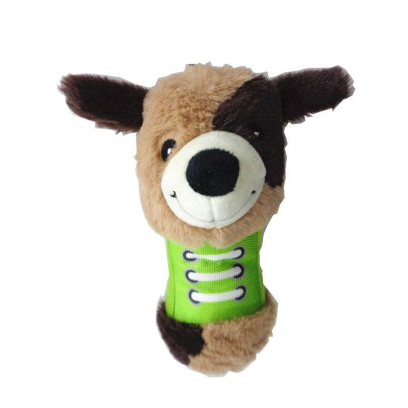 Plysch ny design hund tugga leksaksdjur interaktiv leksak