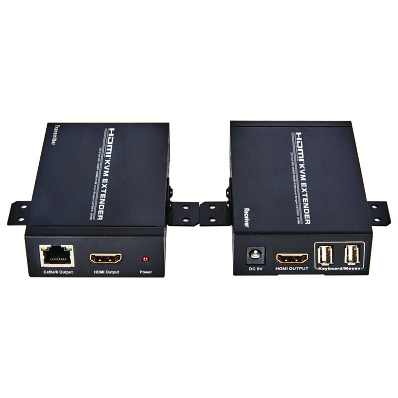 HDMI KVM Extender 60m över Single cat5e / 6 stödjer Full HD 1080P