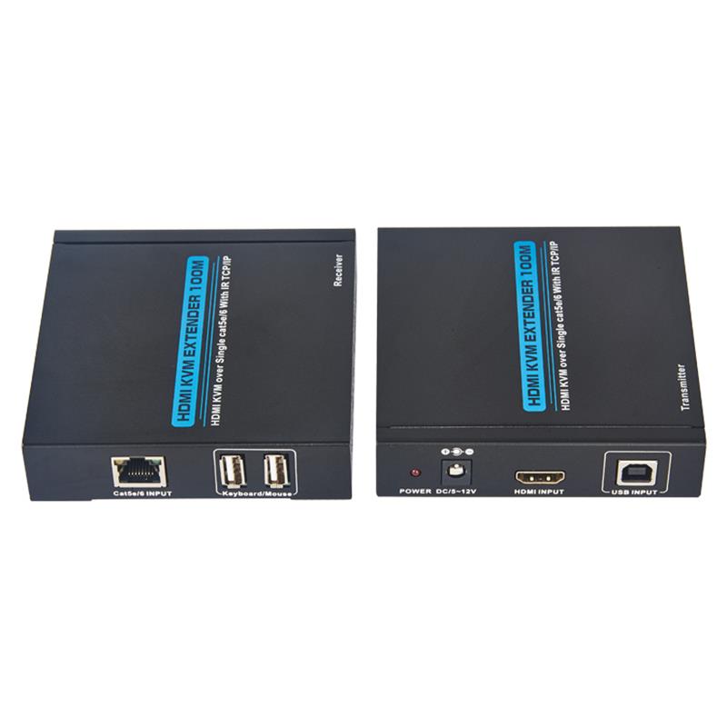 HDMI KVM Extender 100m över en kat5e/6 Stöd Hel HD 1080P