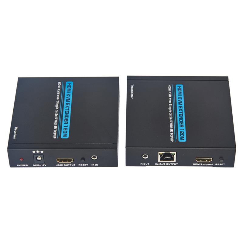 HDMI KVM Extender 100m över en kat5e/6 Stöd Hel HD 1080P TCP/IP