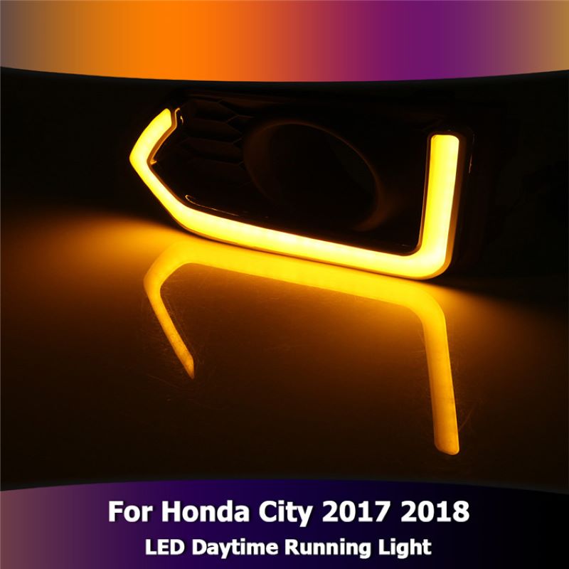 Dagsljuset för Honda City 2017-2018,Foglap för Honda City 2017-2018 DRL