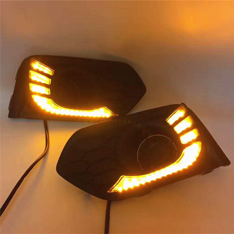 Fogglampa för Honda City 2017 2018,dagsljus för Honda City 2017-2018 DRL
