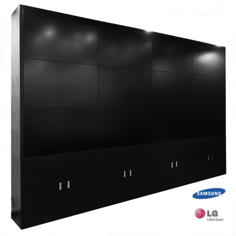 49 tum 3,5 mm bezel 500 Nit LCD video väggar storformat skärm med LG-panel för showroom, kommandocenter, kontrollrum och köpcentrum