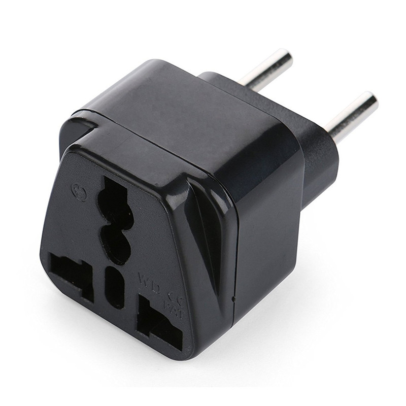 RRTRAVEL europeisk kontaktadapter, Tyskland, Danmark, Finland, Frankrike, Norge, Polen, Portugal, Sydkorea, Österrike, Italien, Belgien, Brasilien, Bulgarien, Bameroon, Kroatien