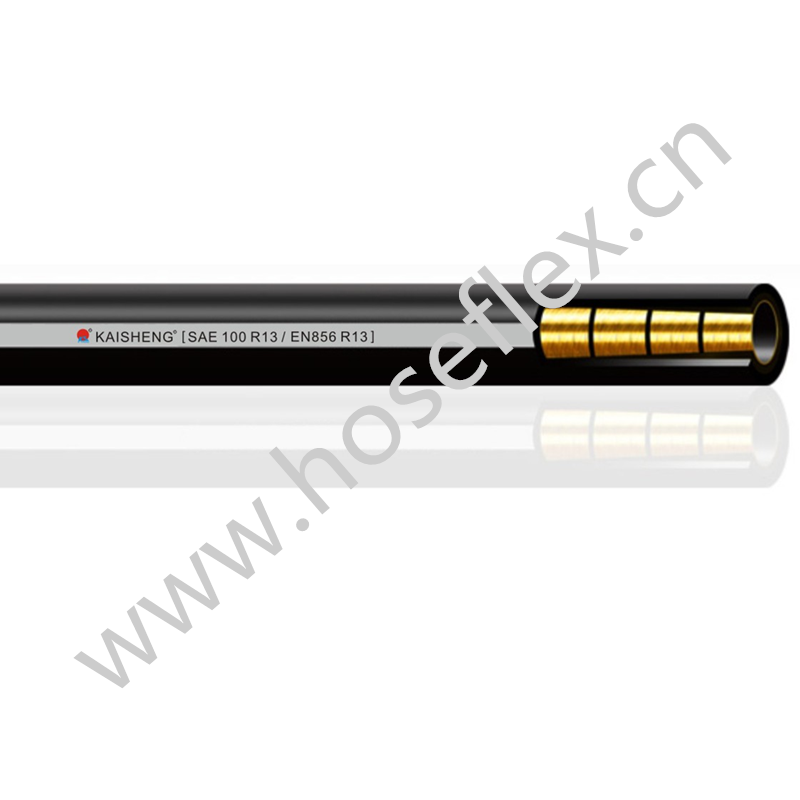 SAE 100 R13/EN856 R13 Hydrauliska slangar av högtryckgummi