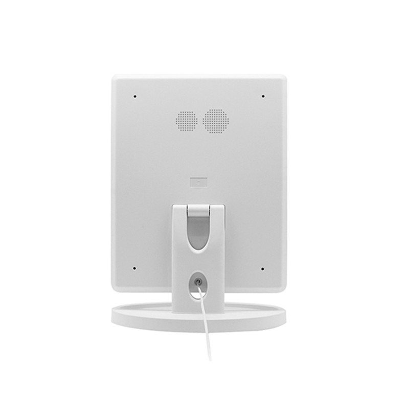 Flicka i skrivbord Hollywood-sminkspegel med Bluetooth 12bools