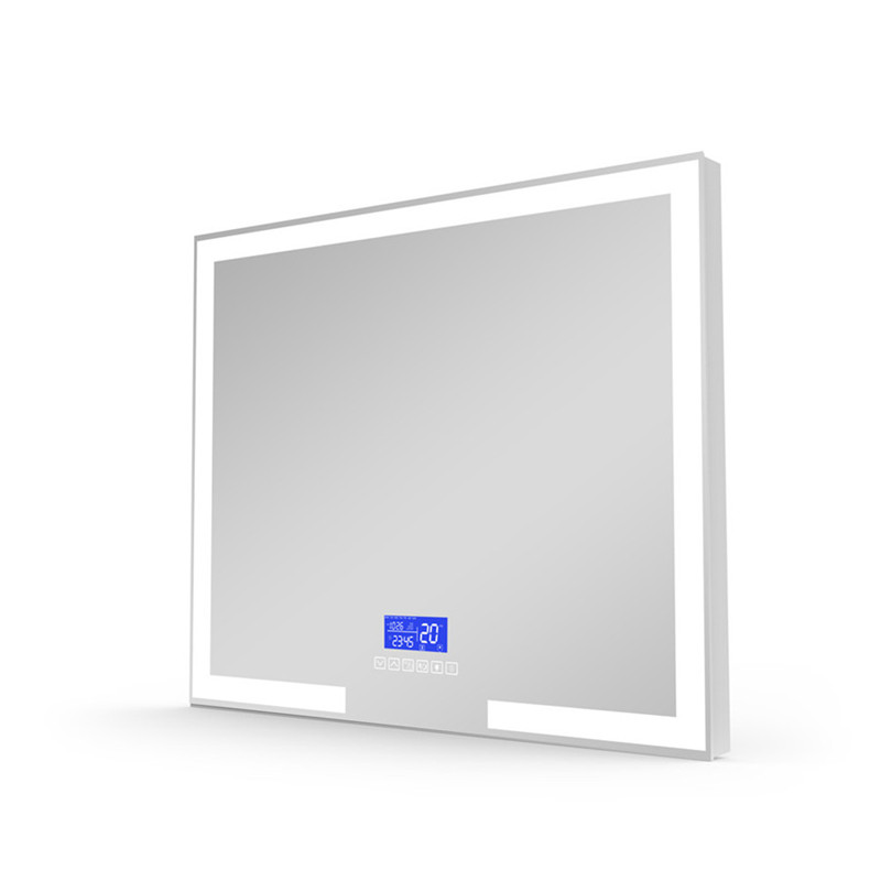Hotell Badrum Anti-Fog flerfärgade ljus Touch Screen Bluetooth Speaker Ledd Mirror