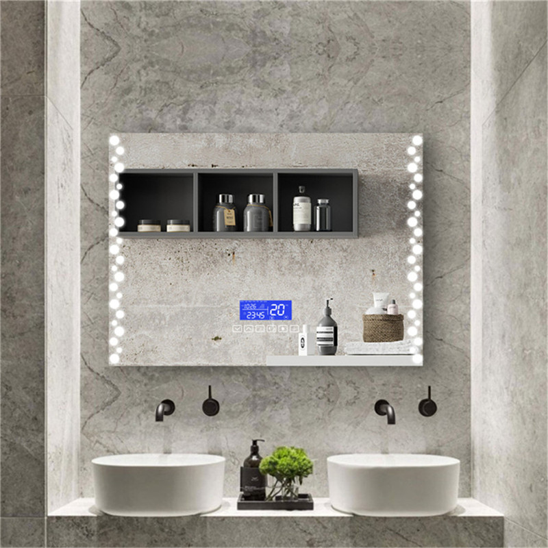 Växling av tre färgljus med backbelysning med Bluetooth/Digital Clock/Defogger