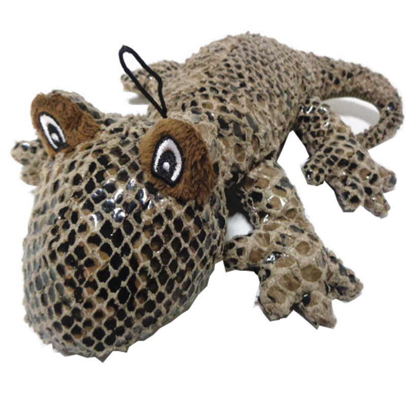 Hundtuggleksak med plushleksak för skojs skull.