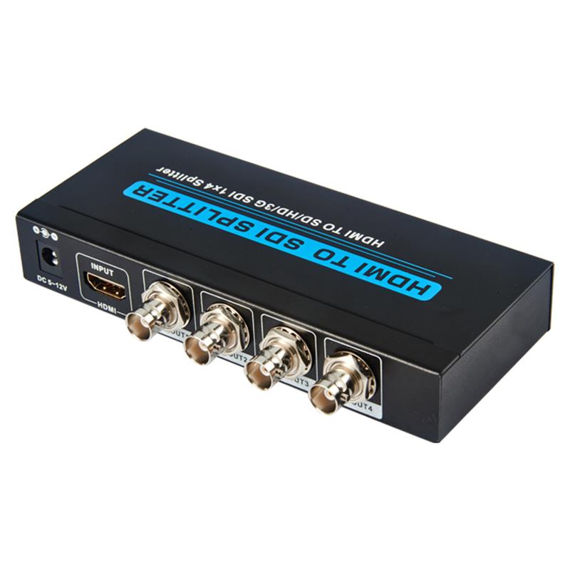 HDMI TILL SD / HD / 3G SDI 1x4 SPLITTER Support 1080P